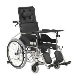 上海互邦HBL10-BFQ高靠背全躺带坐便轮椅 铝合金保健器具配件的卓越之选